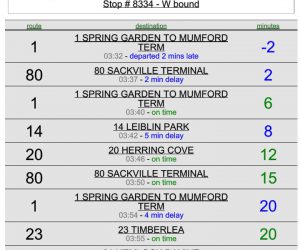 Halifax Transit releases real-time GTFS data